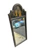 Hollywood Regency Black And Gold Chinoiserie Mirror