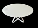 White Italian Dining Table By Moroso
