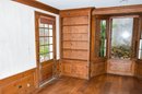 A 300 SF Study Of Quarter Height Wainscotting - Built In Bookcases And Crown Molding - Study 1