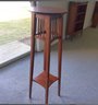 Beautiful Ethan Allen Maple Pedestal Table 42 Inches Tall