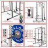 VALOR FITNESS Power Rack With Lat Pull And Bench