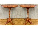 Pair Of Wood Accent Tables