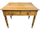 Vintage Pine Drop Leaf Table-Desk-Console
