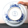 Antique Chinese Blue And White  Charger Marked