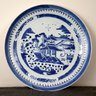 Old Chinese Export Blue And White Plate