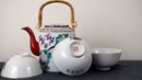 Three Vintage Chinese Porcelain Bowls And One Teapot
