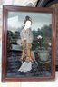 Antique Reverse Glass Painting