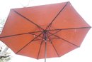 Large Frontgate Umbrella With Base