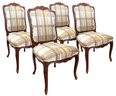 A Set Of 4 Louis XVI Style Side Chairs