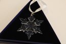 Set Of Nine Swarovski Crystal Snowflake Ornaments