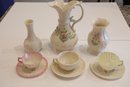 Vintage Belleek Vases & Teacups