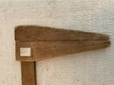 Large Antique Handmade Wood Caliper Tool