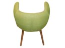 4 Four Ceets Arc Leisure Chair, Green Upholstered