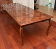 Louis XV Style Parquetry-Top Grand Cherry Dining Table