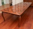 Louis XV Style Parquetry-Top Grand Cherry Dining Table