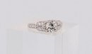 Amavida **GIA CERTIFIED** 1.5 TCW Vintage Inspired Diamond Engagement Ring