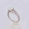 Amavida **GIA CERTIFIED** 1.5 TCW Vintage Inspired Diamond Engagement Ring