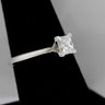 .80 Carat Princess Cut Diamond Solitare Ring