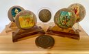Collection Of Bronze Medallions From Israel