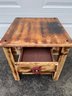 Uniquely Customized Single Drawer Accent Table
