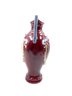 Antique Red Neo-classical Transferware Ewer/pitcher