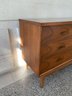 Vintage Mid Century Broyhill Emphasis 9 Drawer Walnut Dresser