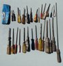Large Grouping Of Vintage Screw Drivers