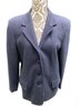 Vintage Ladies' Dark Blue Worthington 100 Wool Blazer