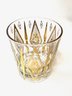 Amazing Atomic Glam Bar 22KT Gold Diamond Pattern Rocks Glasses