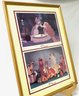 Two Matted & Framed Under Glass Lady & The Tramp Prints - Disney