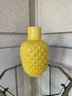 Awesome Yellow Hobnail Ceramic Jug Style Vase