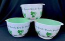 3 St. Patricks Day Melamine Nesting Bowls
