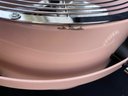 New Contemporary Old School Style Table Fan In Light Pink