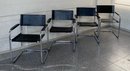 Incredible Set Of 4 Mart Stam Vintage Cantilever Armchairs