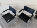 Incredible Set Of 4 Mart Stam Vintage Cantilever Armchairs