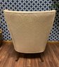 Vintage Upholstered Button Back Wing Chair By Murray Calm, New Haven