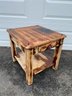 Uniquely Customized Single Drawer Accent Table