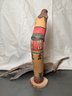 'Shalako' Signed C. Charley? Wooden Carved Native American Kachina And Drift Wood