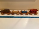 Solid Wooden Train