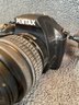 Pentax K-x Digital SLR Very Clean With Manual Conveniently Uses 4 AA Batteries Clean