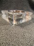 Large MCM Acrylic Dresser Valet Or Ashtray 8.5x3x8.5in Very Clean Very Cool Heavy Chunk