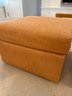 Mitchell Gold & Bob Williams Linen Sectional Sofa In Apricot
