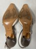 Chanel Shoes Cream/taupe Slingback Heels Size 35 Ladies Shoes