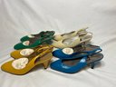 Galo Leather Hand Made Slingback Heels Size 34 Ladies Shoes