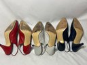 Galo Italian Leather Hand Made Slingback Heels Size 34 Ladies Shoes