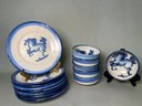 Vintage MA Hadley Ceramic Horse Bowls & Plates