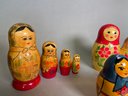 Collection Of Handpainted Nesting Dolls