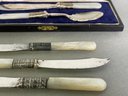Mother Of Pearl Knives & Spoon