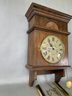 A Beautiful Wiersch Clock With Handpainted Flowers