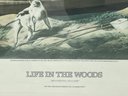Life In The Woods Print, Returning To Camp